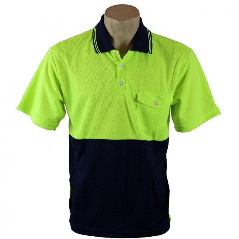 1310# HI VIS S/S POLO SHIRT - kustomteamwear.com