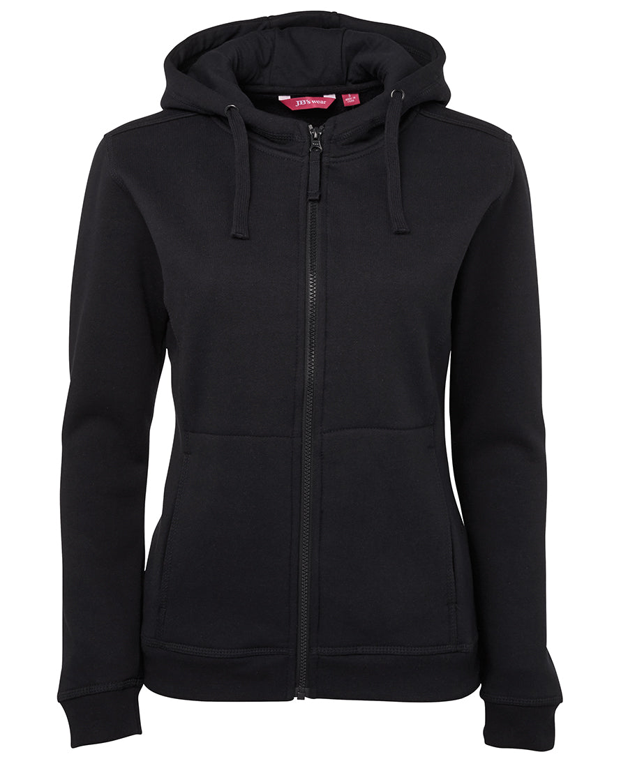 JB's LADIES FULL ZIP FLEECY HOODIE