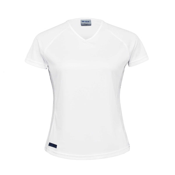 Dri Gear Plain Raglan Tee – Womens - kustomteamwear.com