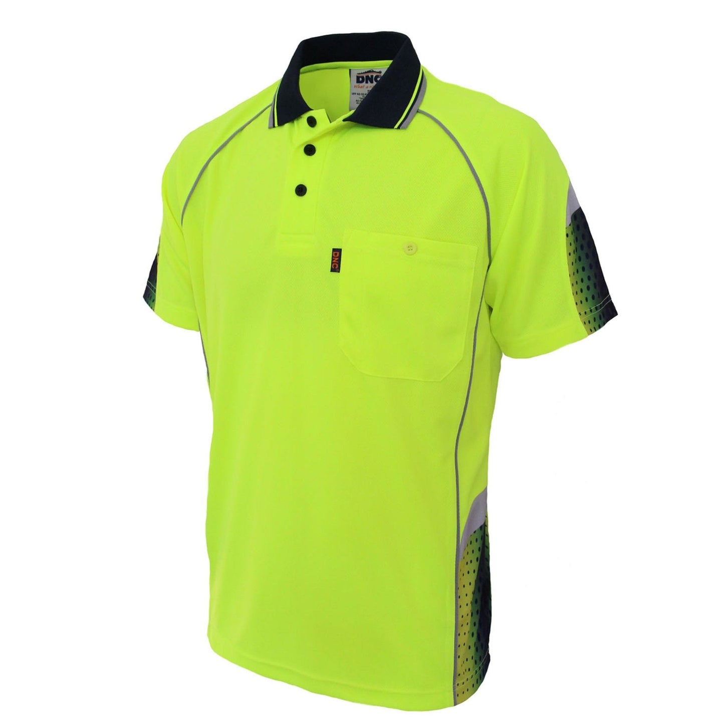 Hi-Vis GALAXY Sublimated Polo - kustomteamwear.com