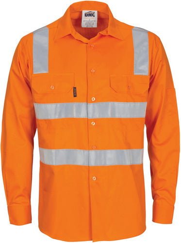 HiVis Cotton Bomber Jacket with ‘X’ Back & additional CSR R/Tape below - kustomteamwear.com