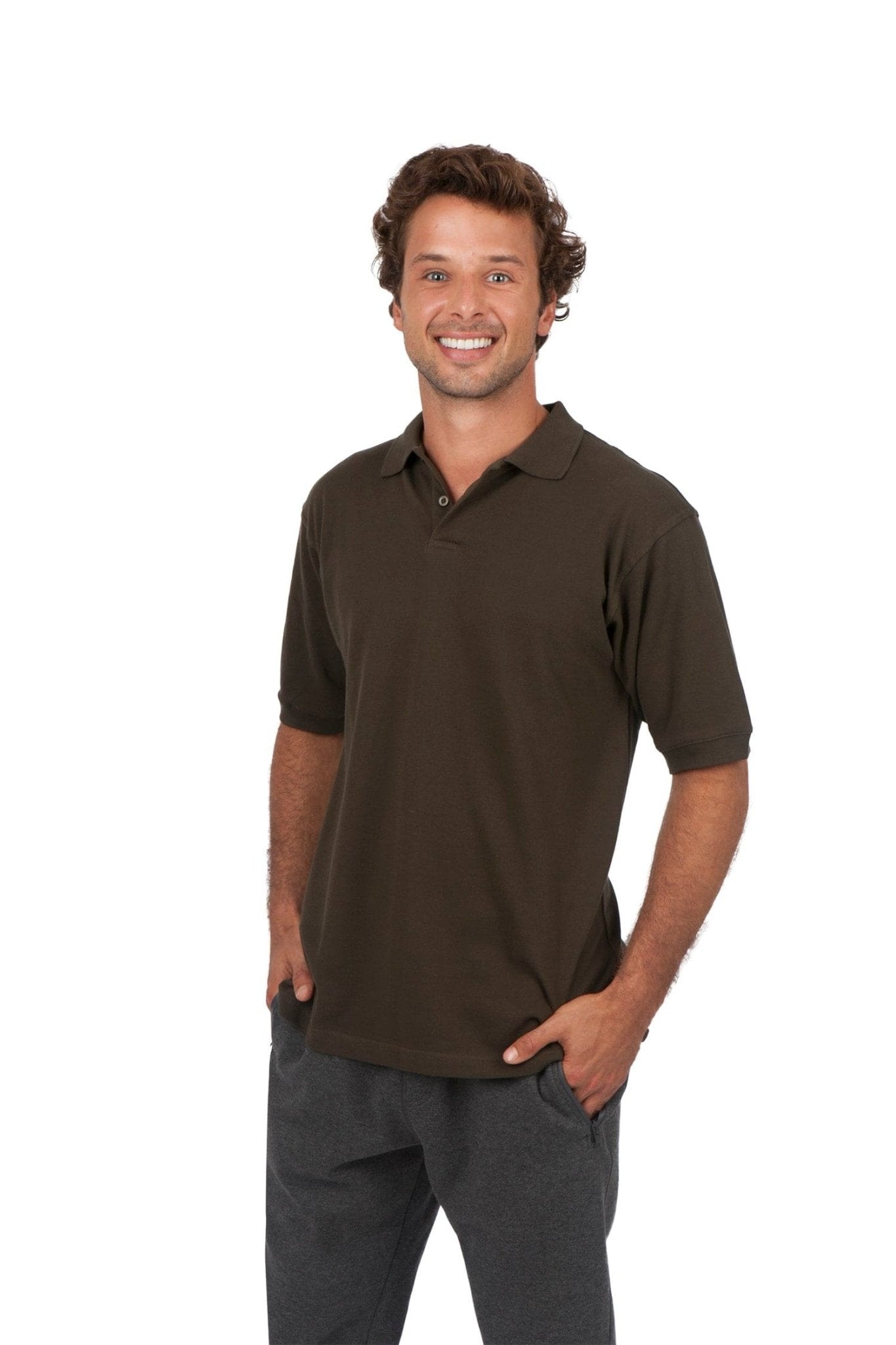 Mens Cotton Pigment Dyed Polo - kustomteamwear.com