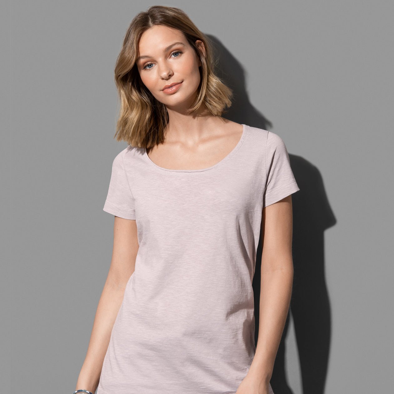 Women's Sharon Oversized Slub Crew Neck - kustomteamwear.com