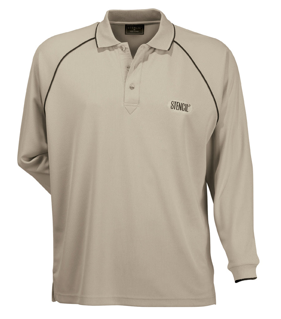 MENS COOL DRY POLO L/S
