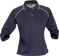 LADIES COOL DRY POLO 3/4S