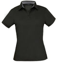 LADIES KAHVE POLO S/S