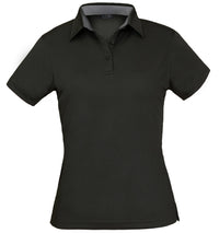 LADIES KAHVE POLO S/S