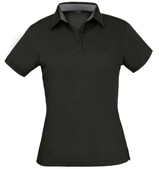LADIES KAHVE POLO S/S