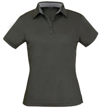 LADIES KAHVE POLO S/S