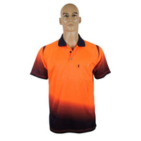 1319# HI VIS S/S POLO SHIRT - kustomteamwear.com