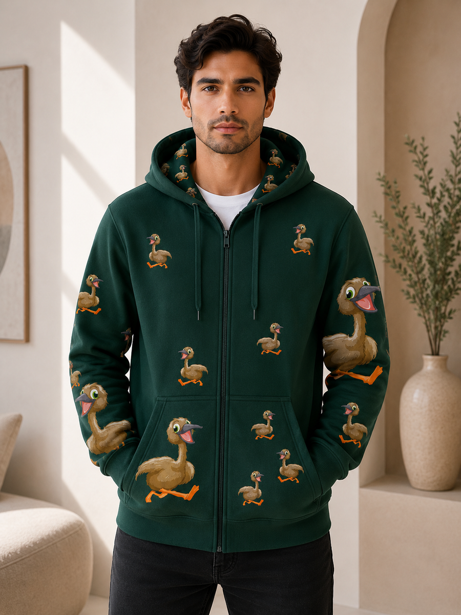 Effie Emu Full Zip Hoodies Jacket