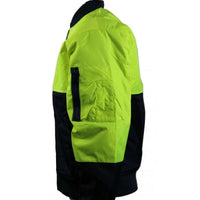 2868# HI VIS BOMBER JACKET - kustomteamwear.com