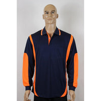 3055# HI VIS & WORK L/S POLO SHIRT - kustomteamwear.com
