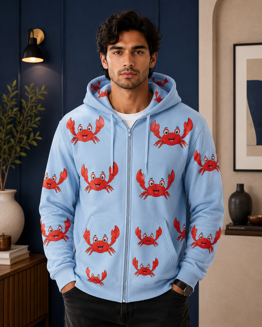Maddy MudCrab Full Zip Hoodies Jacket