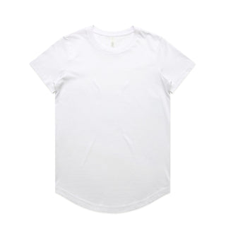 4024 WOS MAPLE CURVE TEE