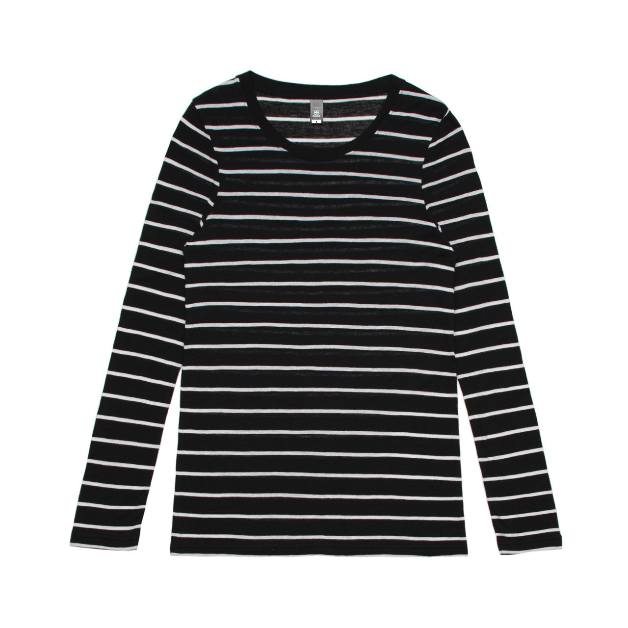 4027 FINE STRIPE LS TEE