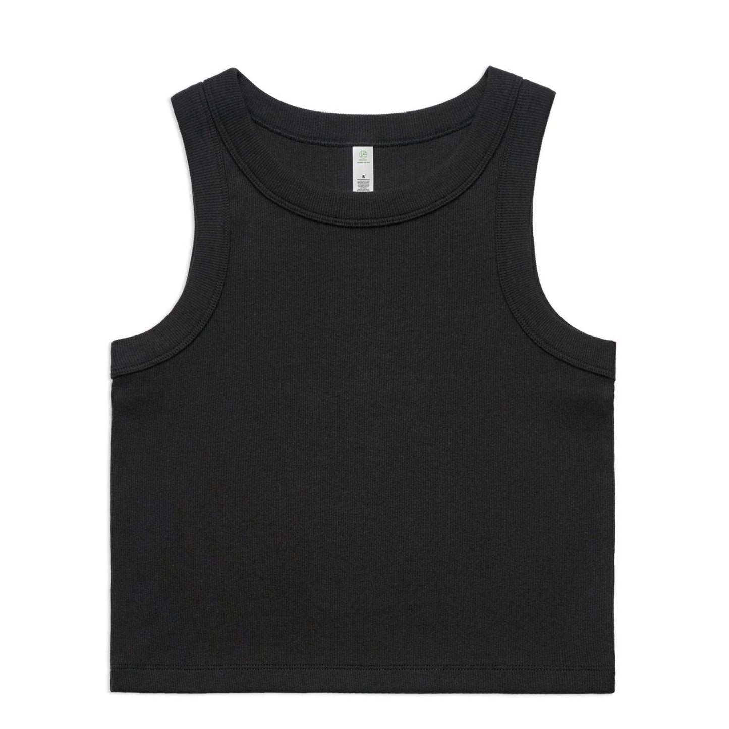 4064G ORGANIC RIB CROP TANK