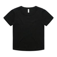 Wo's Organic Rib Baby Tee | 4074