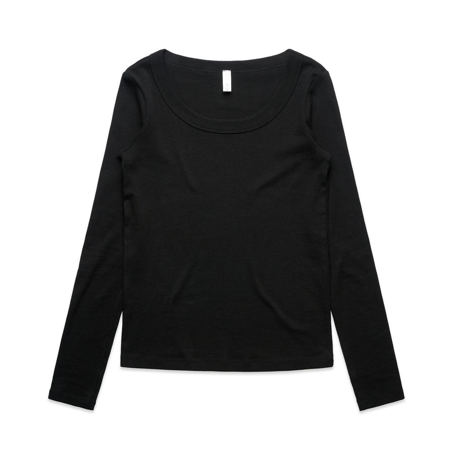 Wo's Organic Baby Rib L/S Tee | 4075