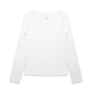Wo's Organic Baby Rib L/S Tee | 4075