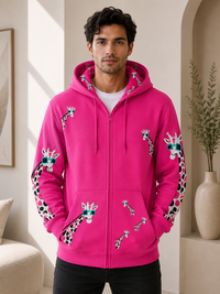 Gigi Giraffe Full Zip Hoodies Jacket