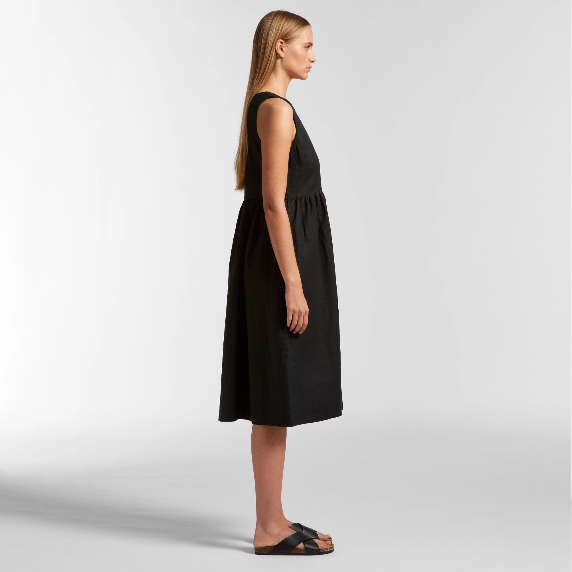 4904 WOS LINEN DRESS - kustomteamwear.com