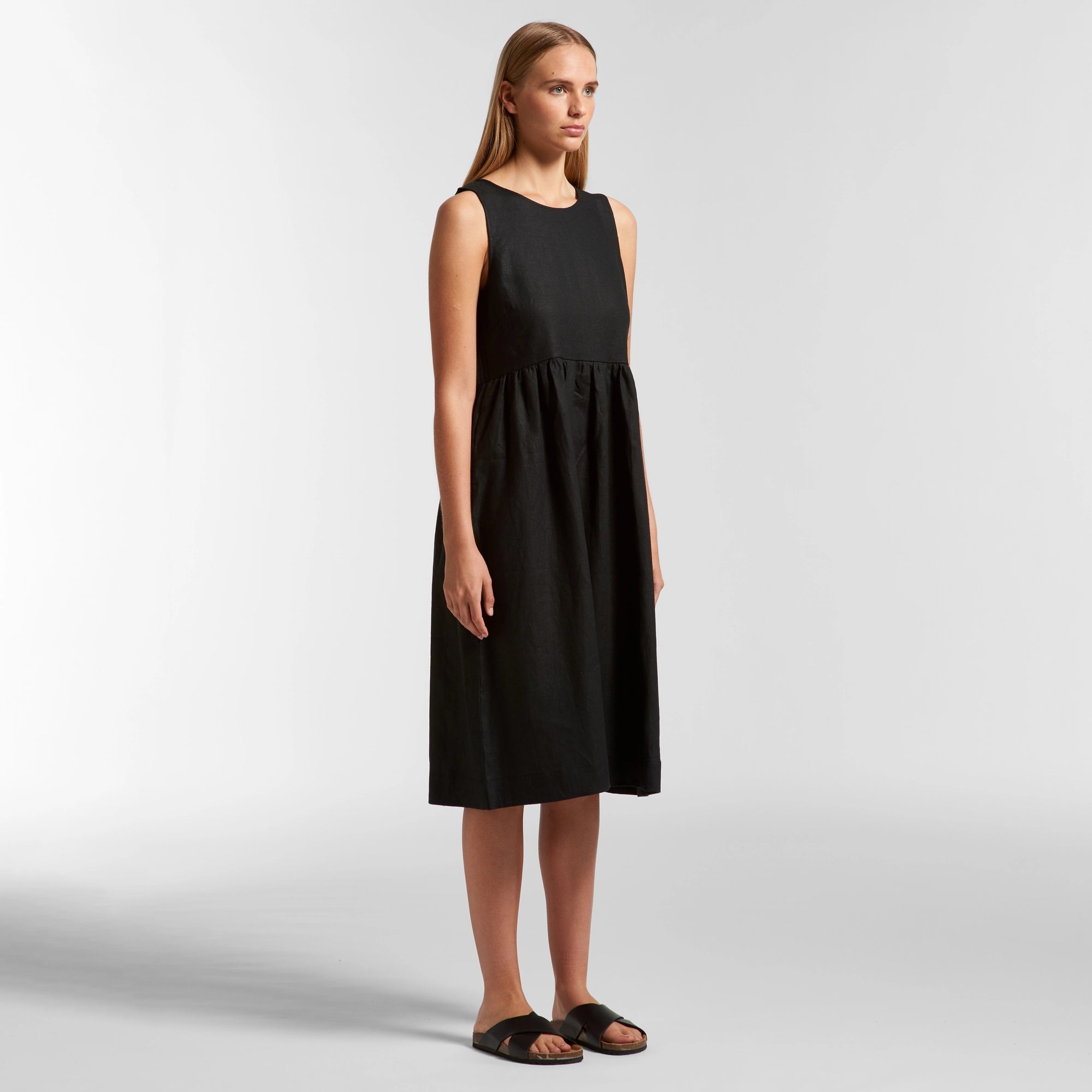 4904 WOS LINEN DRESS - kustomteamwear.com