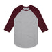 GREY MARLE/BURGUNDY