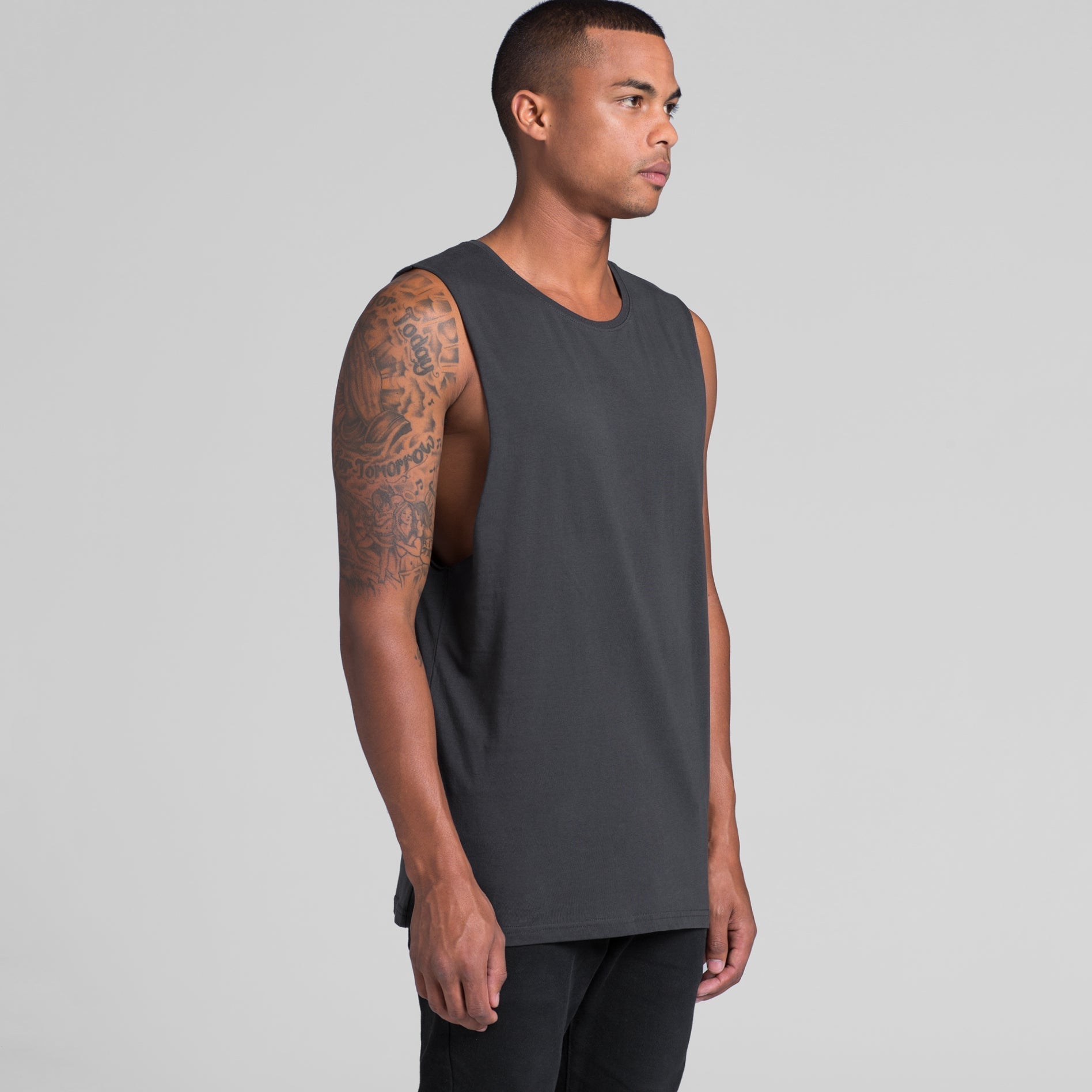 5025 BARNARD TANK TEE - kustomteamwear.com