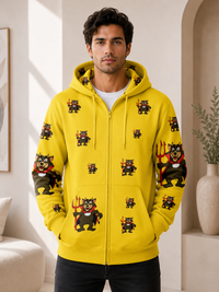 Devil Wears Fungear Full Zip Hoodies Jacket