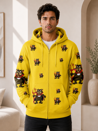 Devil Wears Fungear Full Zip Hoodies Jacket