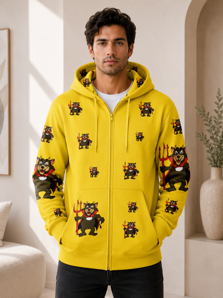 Devil Wears Fungear Full Zip Hoodies Jacket