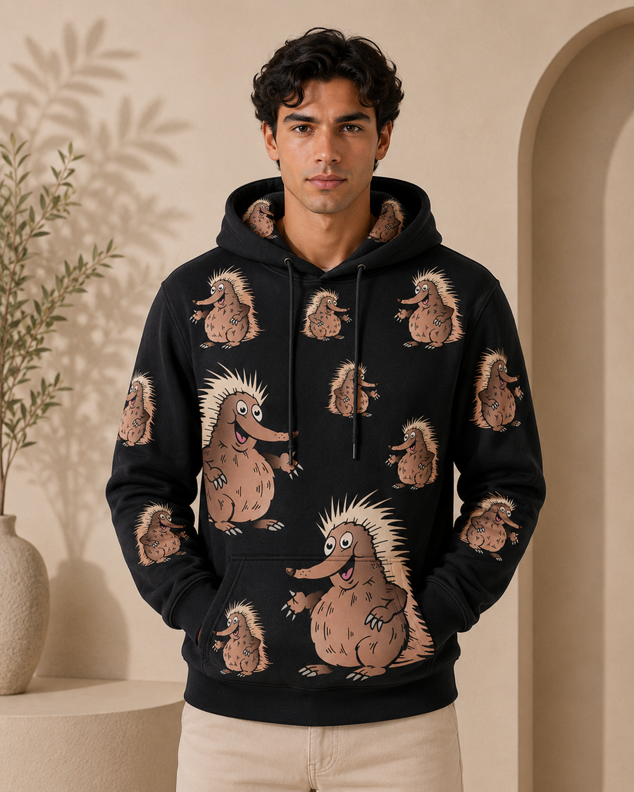 Spunky Echidna Hoodies