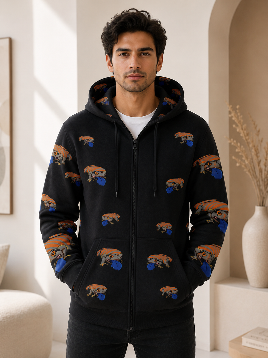 Bluey Lizard Full Zip Hoodies Jacket