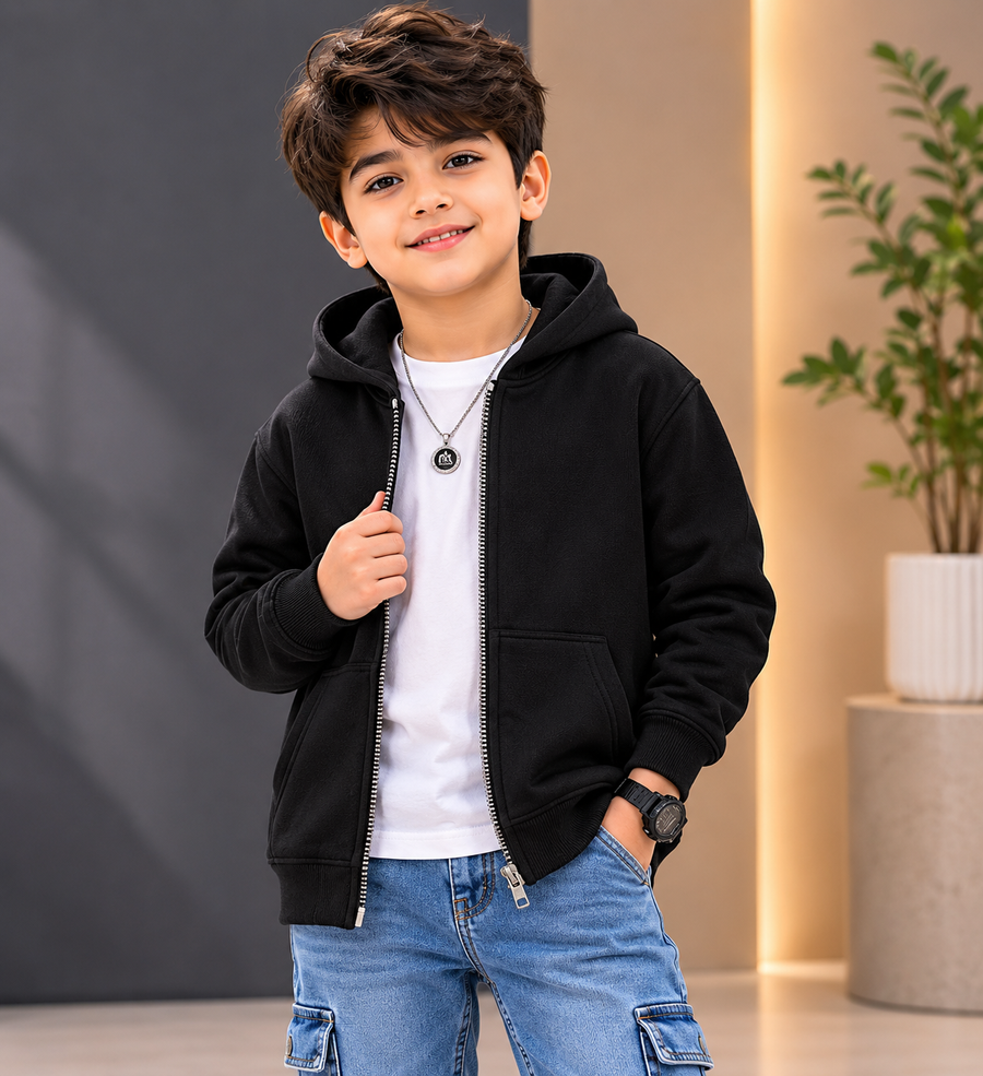 Kids Crew Zip Hoodie