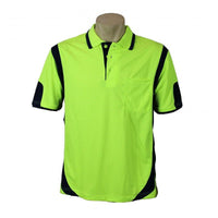 9060# HI VIS & WORK S/S POLO SHIRT - kustomteamwear.com