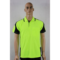 9068# HI VIS & WORK S/S POLO SHIRT - kustomteamwear.com