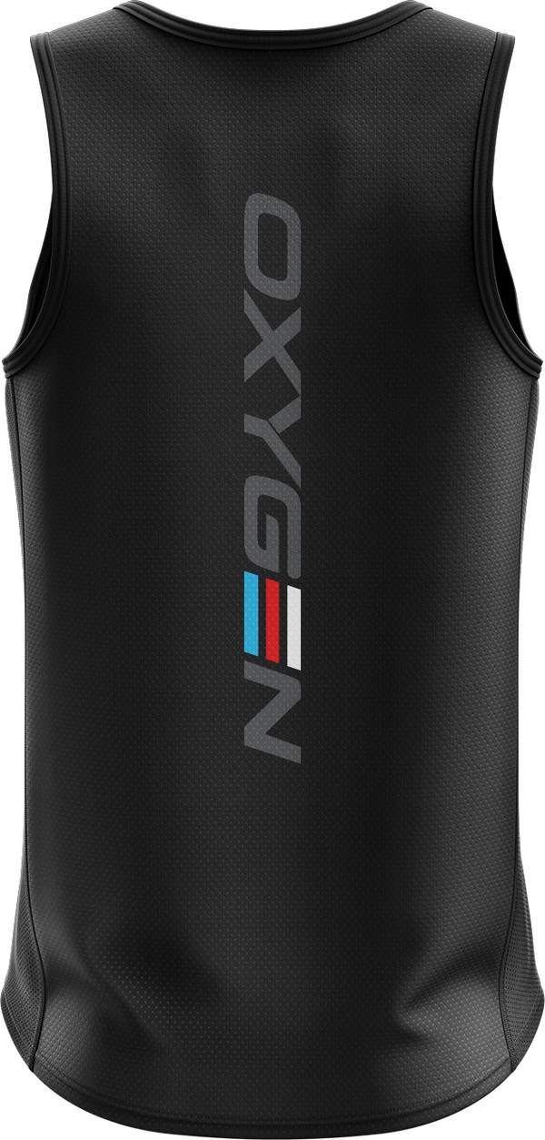 Oxygen Mens Singlet Style 2 Back Print