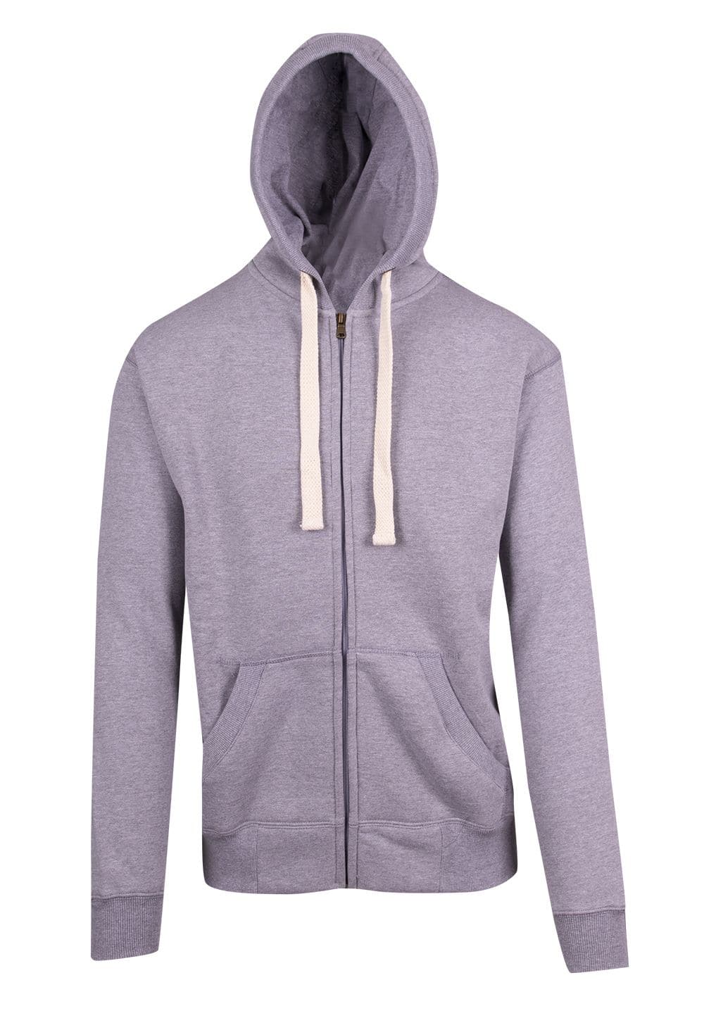 Mens Brushed Heavy Zip Fleece Hoodie - kustomteamwear.com