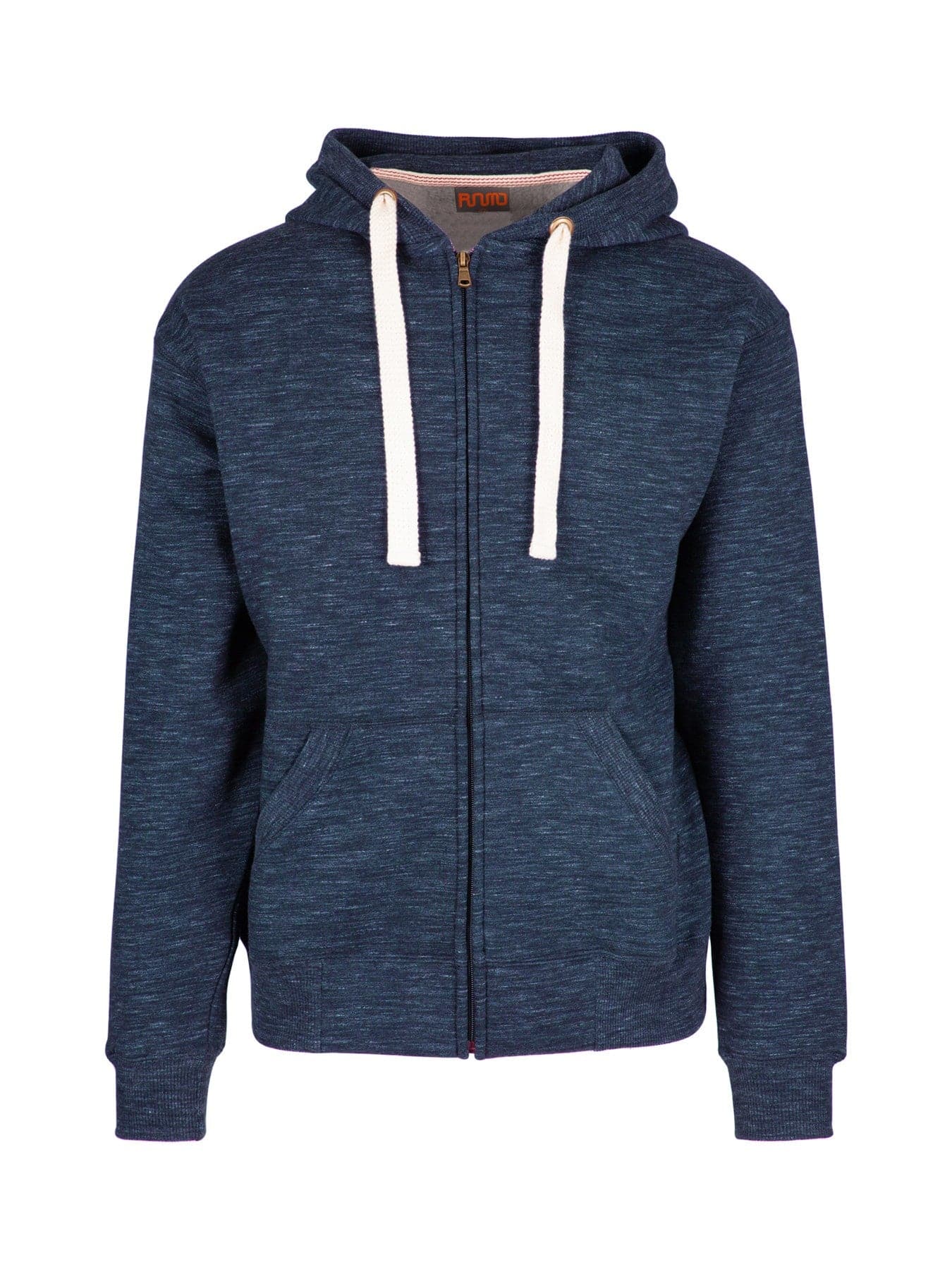 Mens Brushed Heavy Zip Fleece Hoodie - kustomteamwear.com