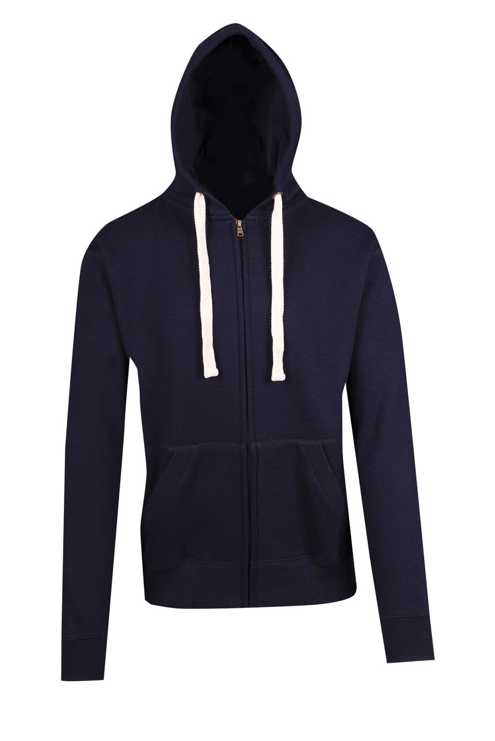 Mens Brushed Heavy Zip Fleece Hoodie - kustomteamwear.com