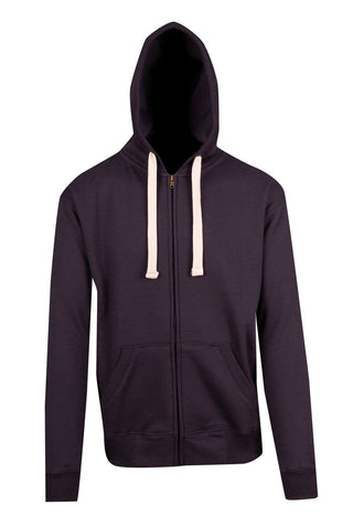 Mens Brushed Heavy Zip Fleece Hoodie - kustomteamwear.com
