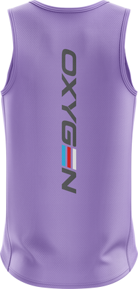 Oxygen Mens Singlet Style 2 Back Print