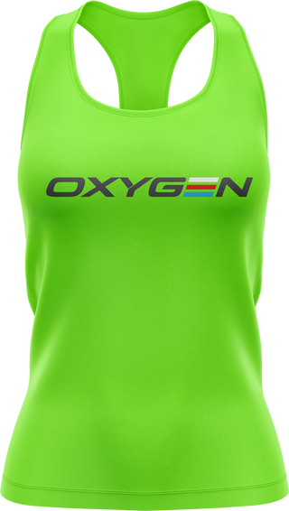 Oxygen Ladies Raceback Singlet Style 3