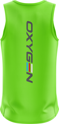 Oxygen Mens Singlet Style 3 Back Print