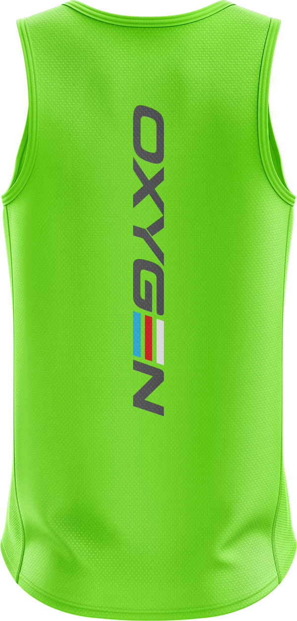 Oxygen Mens Singlet Style 3 Back Print
