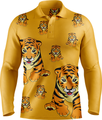 Tuff Tiger Men's Long Sleeve Polo
