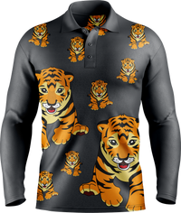 Tuff Tiger Men's Long Sleeve Polo