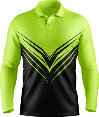 Hi Vis Elite Chevron Long Sleeve tshirt