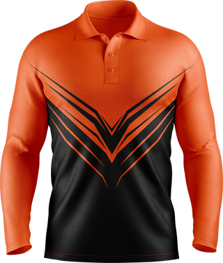 Hi Vis Elite Chevron Long Sleeve tshirt